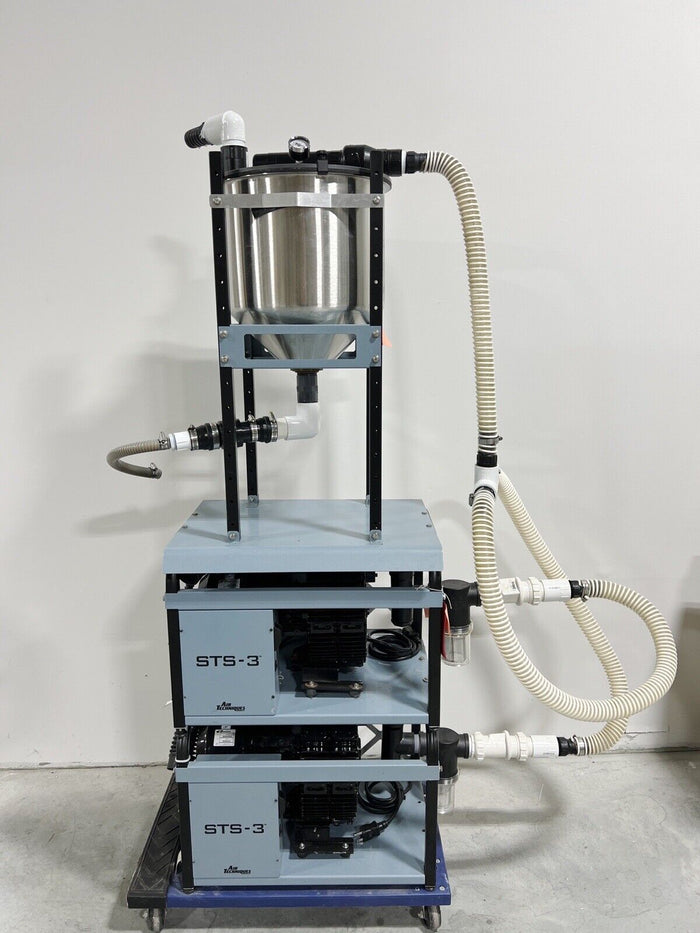 Air Techniques STS-3 Dual Dry Vacuum System Dental Dentistry Vacuum Pump System