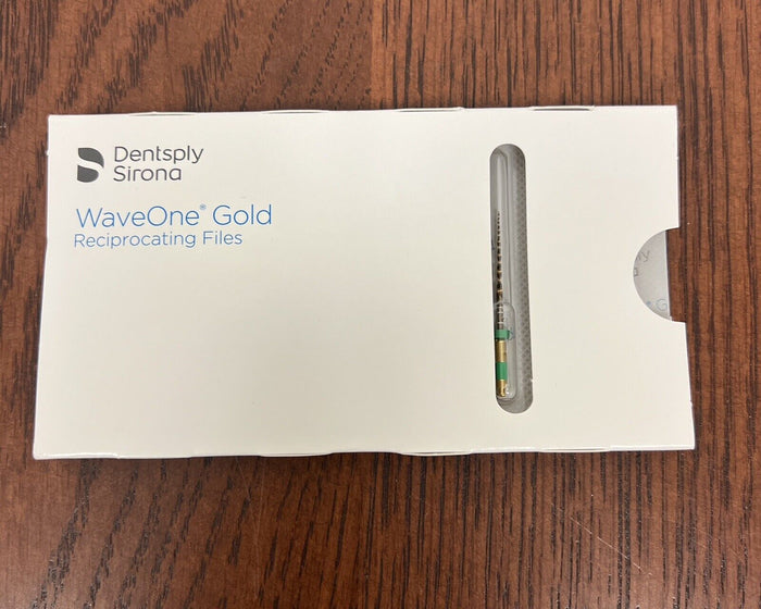 Dentsply Sirona Dental WaveOne Gold 25mm Medium Green Endodontic Files 3/pkg