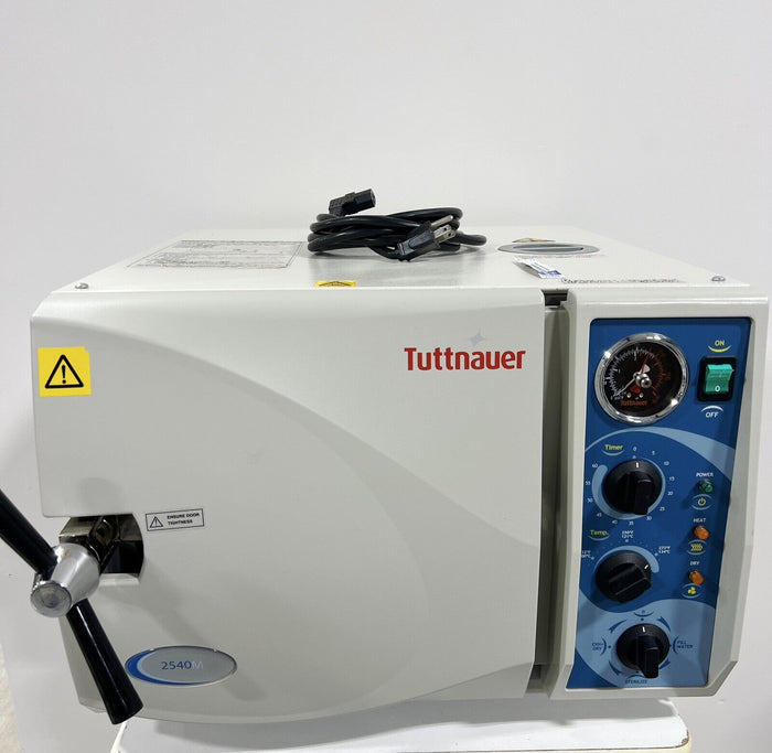 Tuttnauer 2540M  Autoclave Sterilizer 10” Chamber S/n 18060643 ***Clean