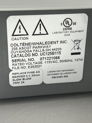 Coltene Whaledent Biosonic UC125 Ultrasonic Cleaner - HUBdental.com