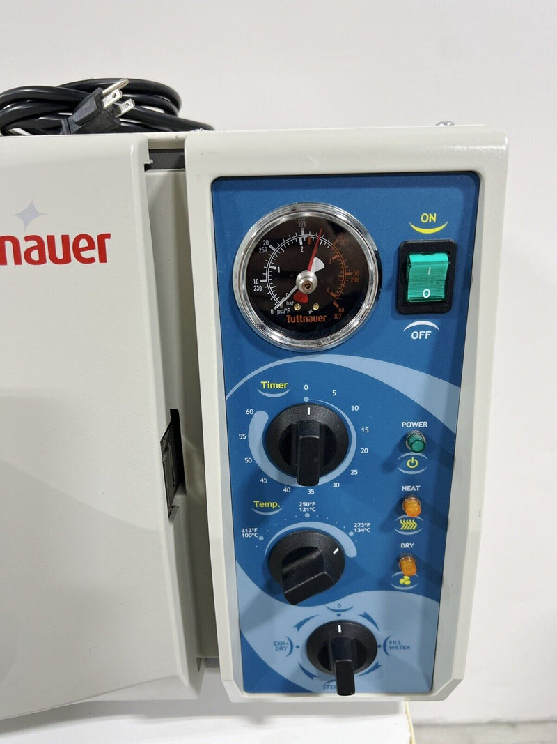 Tuttnauer 2540M Autoclave Sterilizer 10” Chamber S/n 18060643 ***Clean