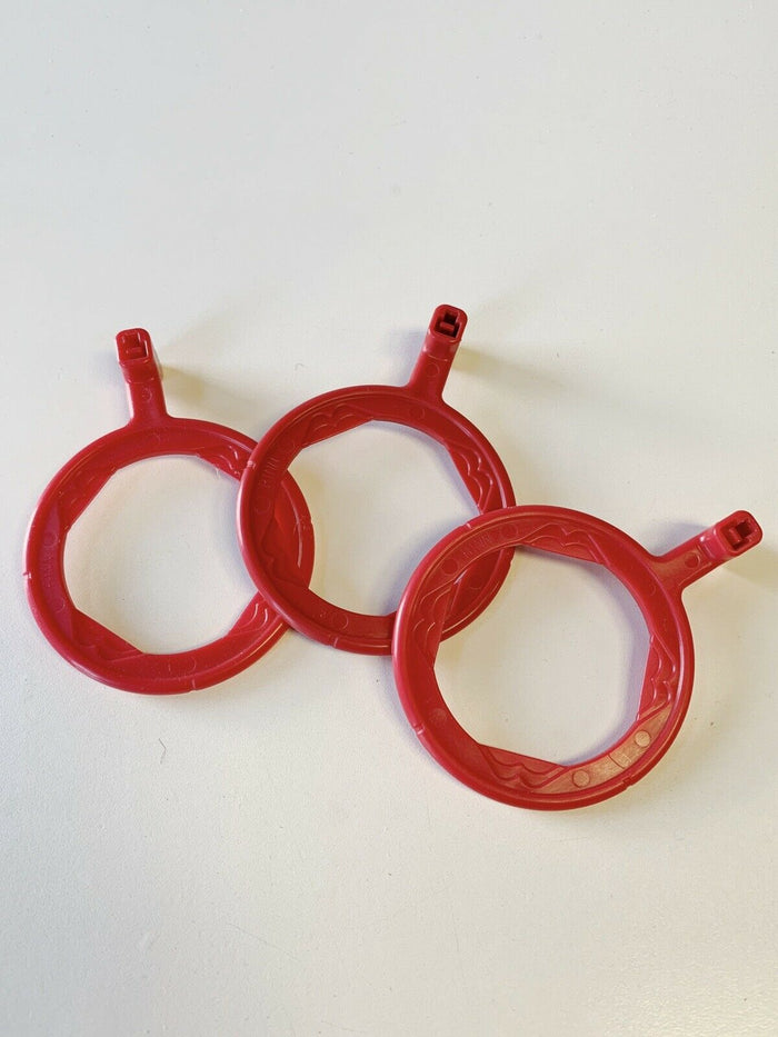 Dentsply Rinn XCP Bitwing Ring - RED Rings for Bitewing  LOT of 3
