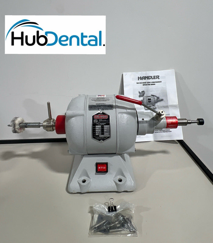 RED-WING 16SB Lathe Dental Lab Polisher Grinder 1/3 HP With Super Quick Chuck