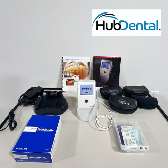 Odyssey Navigator Soft Tissue Diode Laser System with Accessories