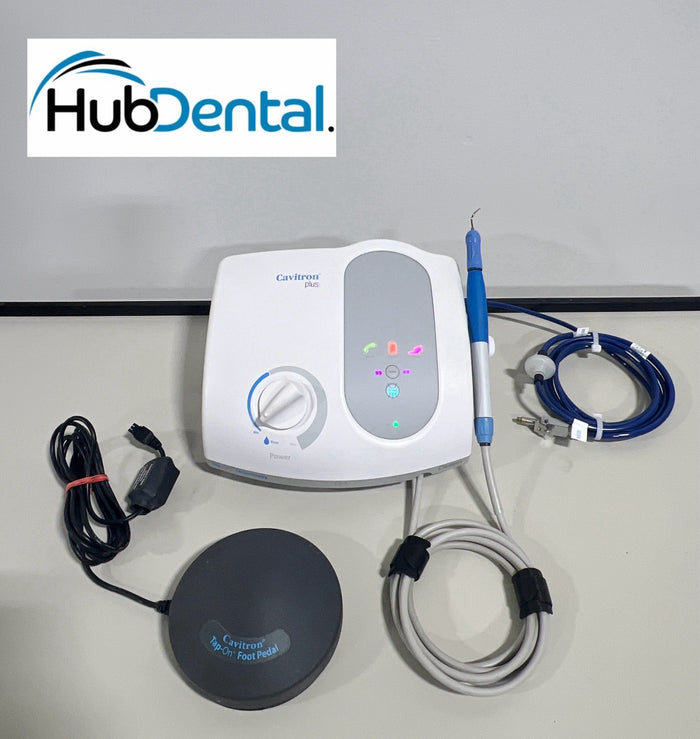 Dentsply Cavitron Plus Gen-136 Ultrasonic Dental Scaler, Tap-On Foot Pedal NICE!