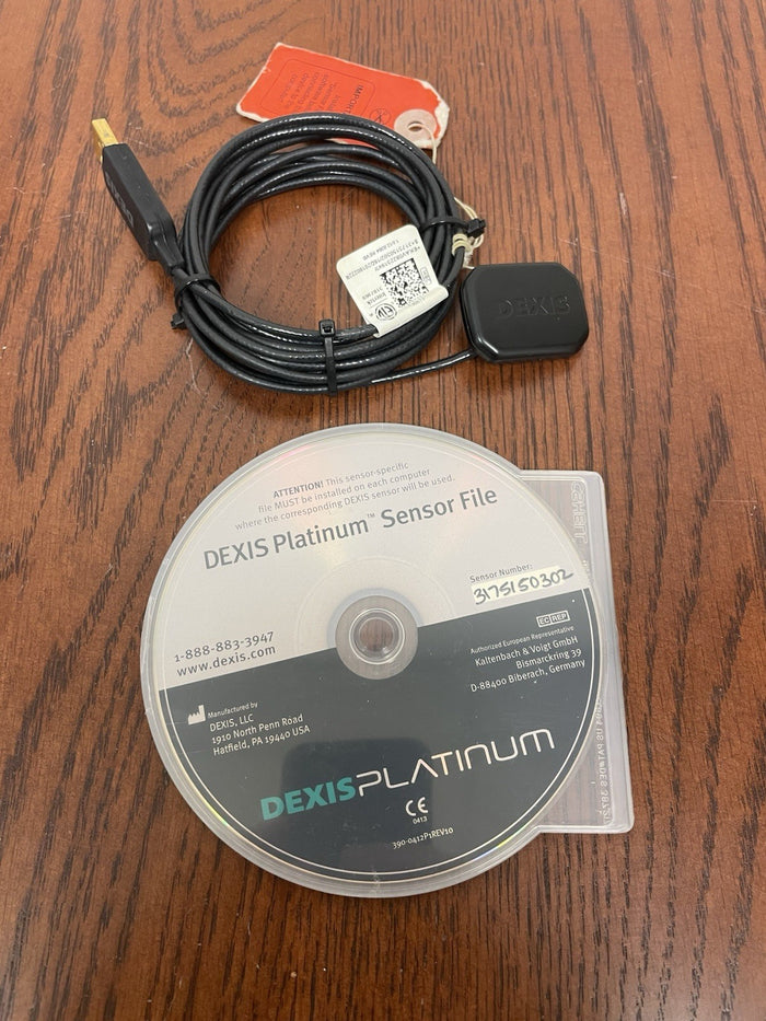 Dexis Platinum Sensor With Original Calibration Disc S/n 3175150302