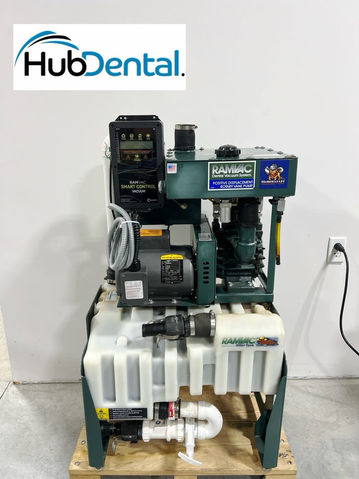 RamVac Bulldog QT 1 Dental Vacuum  System with Tank. Clean & Powerful.
