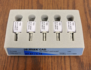 Cerec Ivoclar IPS Emax HT B1 / C14 - 5 Blocks