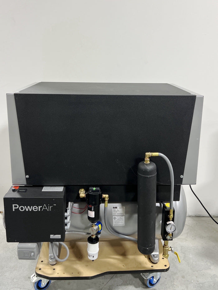Midmark PowerAir P72 Oil-Less Dental Air Compressor 7-10 Users Clean & Powerful