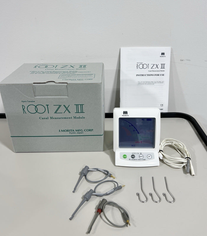 J Morita Root ZX II Dental Endodontic Apex Locator with Accessories