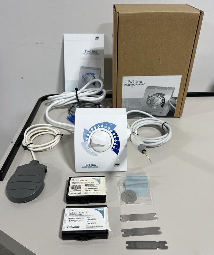 Dentsply Sirona Endodontic ProUltra Piezo Ultrasonic Unit and Handpiece w/3Tips