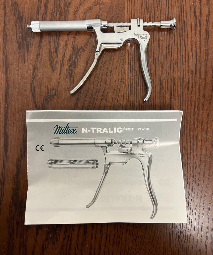 Miltex 76-50 N-Tralig Intraligamental Syringe Stainless Steel German - Excellent