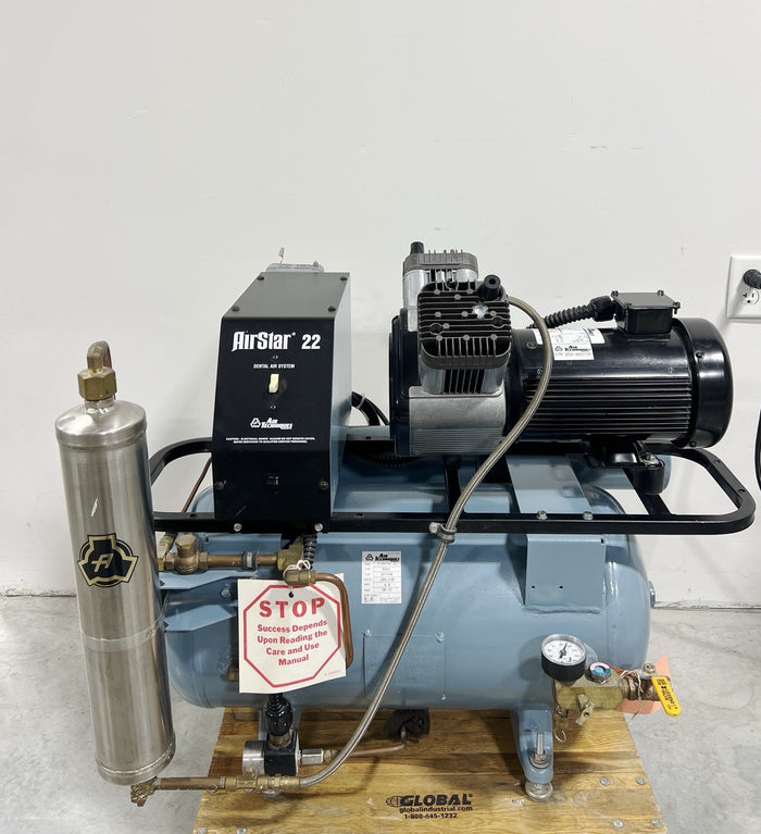 Air Techniques AirStar 22 Dental Air Compressor Excellent! Clean!