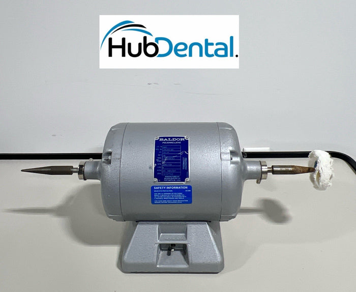 Baldor 380T Polishing Dental Lathe 2 Speed 3450/1725 R.P.M. 1/3 HP. Works Great!