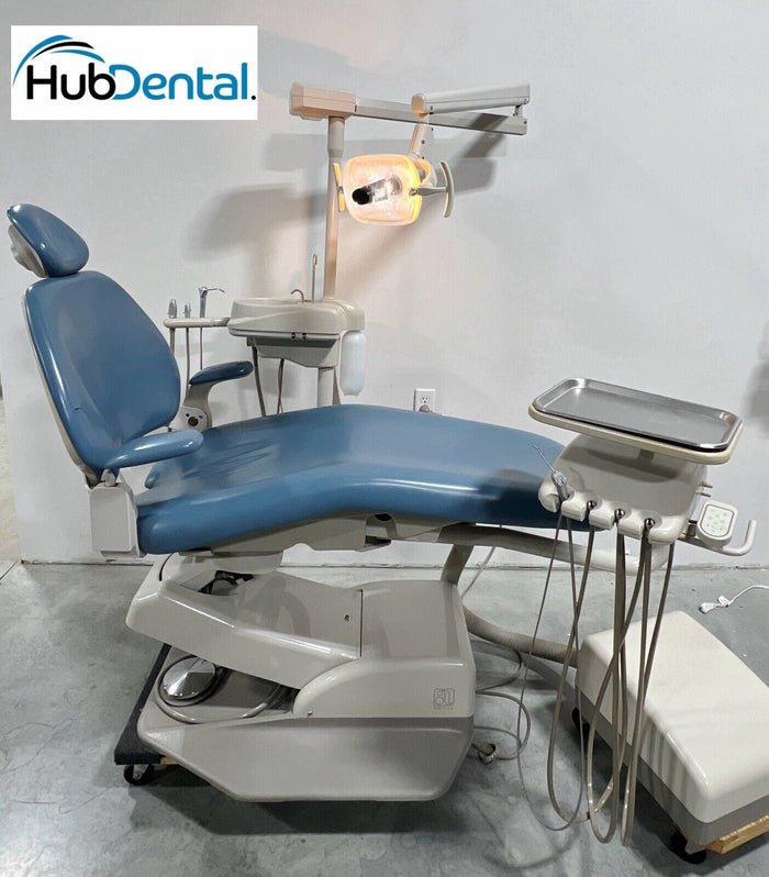 ADEC Performer Dental Chair.  Delivery Unit, Cuspidor, Assistant’s Pkg & Light.