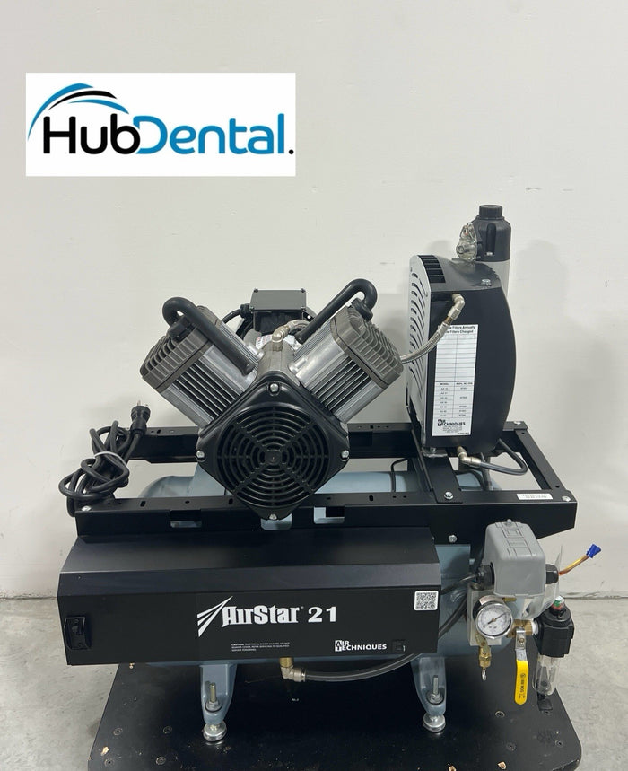 Air Techniques AirStar 21 Dental Air Compressor 115V Excellent! Clean!