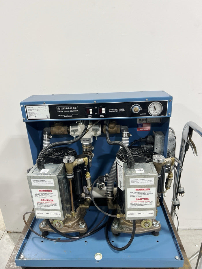 Dental EZ MC-201  Dual Head Dental Vacuum Pump. Clean & Powerful!!