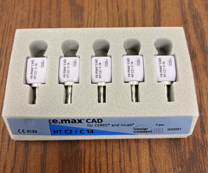 Cerec Ivoclar IPS Emax HT C2 / C14 - 5 Blocks