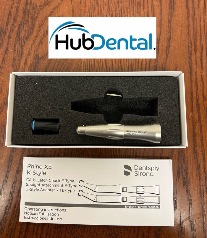 Dentsply Sirona Midwest Rhino XE  Straight Attachment E-Type Low Speed S/n 2234