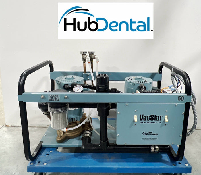 Air Techniques VacStar 50 Dual Head Dental Vacuum Pump. Works Great!!
