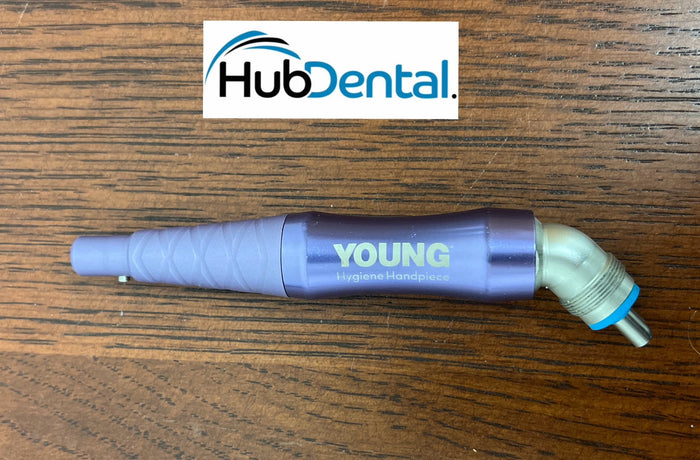 Young Dental Hygiene Handpiece Motor & Nosecone Purple.  Works Great!