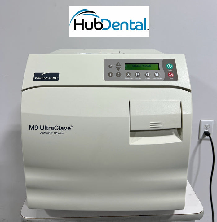Midmark M9 Autoclave Steam Sterilizer  ****ONLY 1616 Cycles. S/n V154336. Clean!