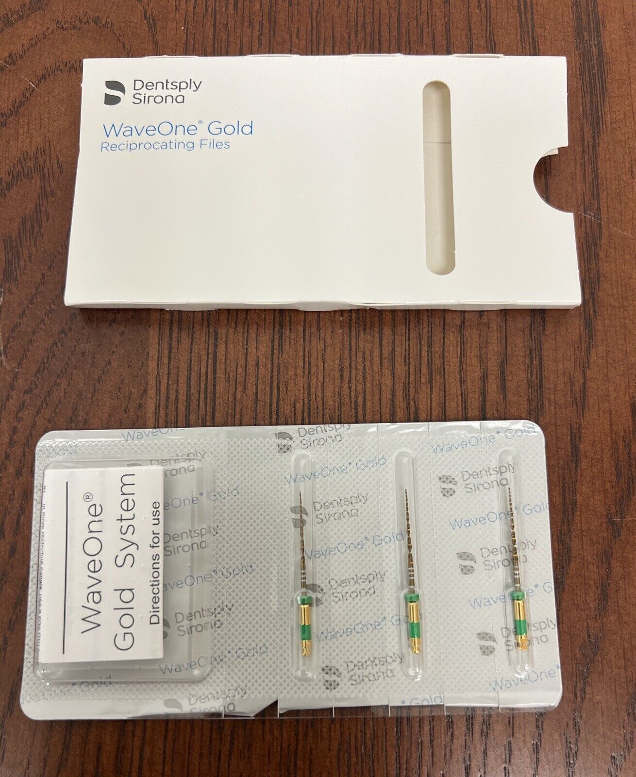 Waveone Gold Dentsply Sirona Dental WaveOne Gold 25mm Medium Green Endodontic Files ...