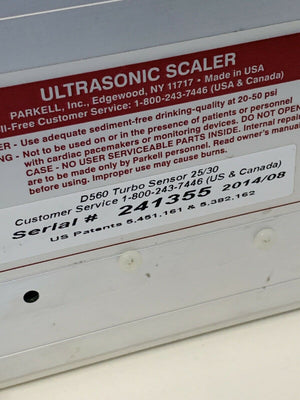 Parkell Turbo Sensor Ultrasonic Scaler D560. S/n 241355 Clean & Powerful!! - HUBdental.com