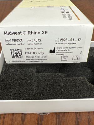 Dentsply Midwest Rhino XE Slow Speed Motor Mfg Date 1/2022 S/n 4573 Excellent!! - HUBdental.com
