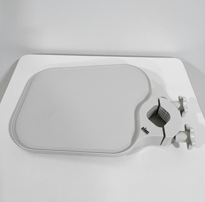 Post Mounted Dental Tray by Zirc - Light Grey