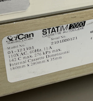 SciCan STATIM 2000  Cassette Sterilizer - Clean!!
