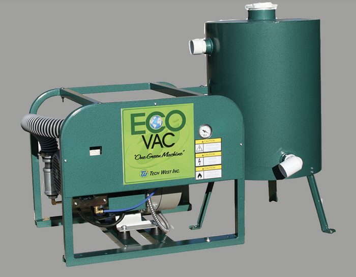New Tech West Dental Eco Vac Dry Vacuum System 1 HP VPD2S2 2-3 Users 5 yr War.