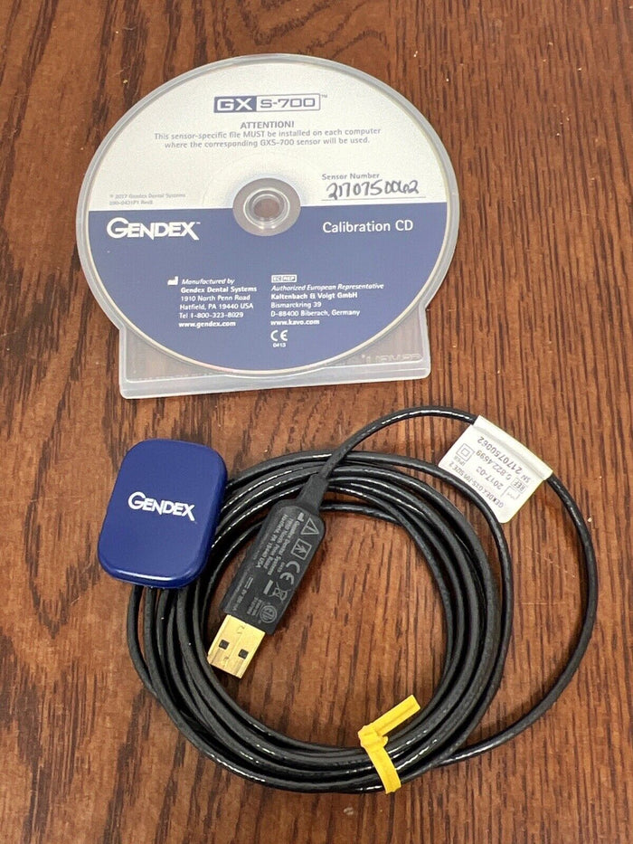 Gendex GXS 700 Sensor Size 2 with Calibration Disc S/n 2170750062 - Crisp Image!