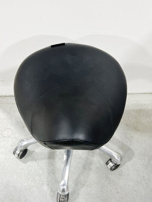 DR.LOMILOMI Hydraulic Swivel Rolling Saddle Clinic Spa Massage Stool Chair 506 - HUBdental.com