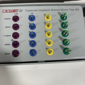 Biomet 3i Tapered Implant Dense Bone Tap Kit - HUBdental.com