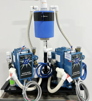 Tech West Whirlwind Dual Dental Vacuum Pump 2 x 1HP Pumps #VPLD2 - HUBdental.com