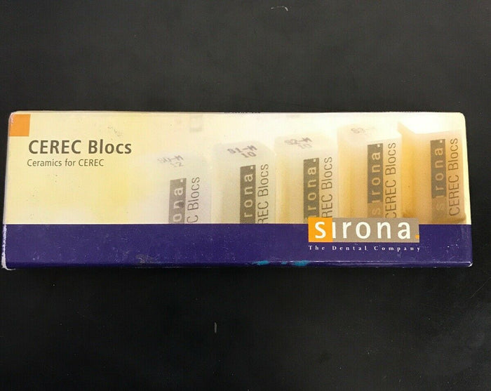 Sirona CEREC Blocs Shade Guide Ceramics for CEREC Color Scheme