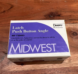 Dentsply Midwest Latch Push Button Angle #720485 NEW in Box