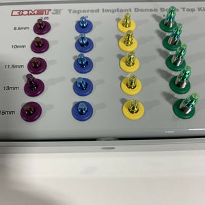 Biomet 3i Tapered Implant Dense Bone Tap Kit - HUBdental.com