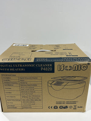 Ultrasonic Cleaner P4820 with Heater & Plastic Tray, 110V  - NEW - HUBdental.com