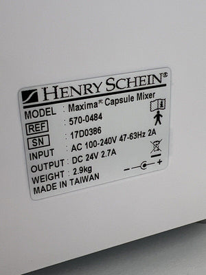 Henry Schein Maxima Capsule Mixer Model 570-0484 S/n 17D0386****Clean!!! - HUBdental.com