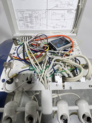 Pelton & Crane Dental Chair, Delivery Unit, Light, Cuspidor & Asst’s Pkg. Clean! - HUBdental.com