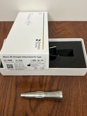 Dentsply Midwest Rhino XE Straight Attachment E-Type S/n 2236 Mfg 2/2020 CLEAN!! - HUBdental.com